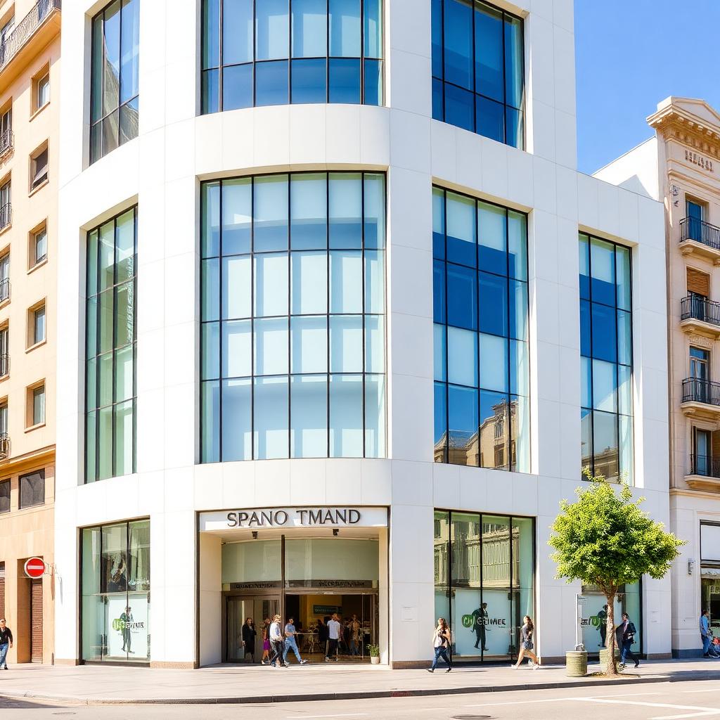 El Corte Inglés flagship department store on Avenida de Andalucía in central Málaga